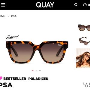 QUAY PSA Polarized women's sunglasses